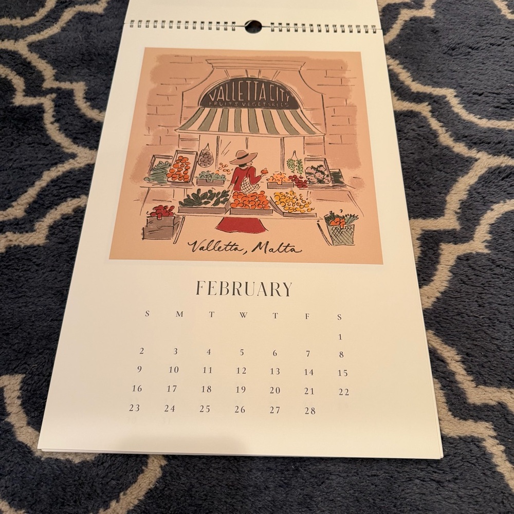 Rifle Paper Co. Travel Sketchbook Calendar - Picture 3 of 13